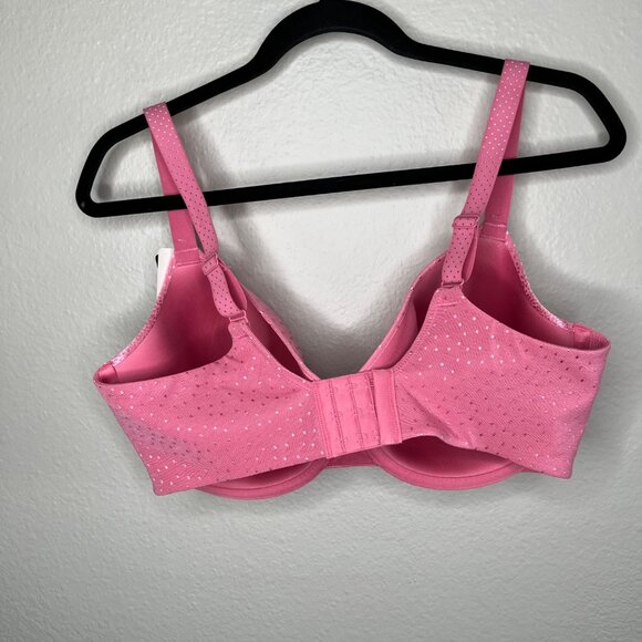 Wacoal Womens Pink Bra US 36G Underwire Back Appeal t-shirt bra 853303 - Picture 7 of 9
